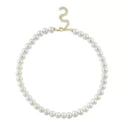 PEARL TENNIS NECKLACE