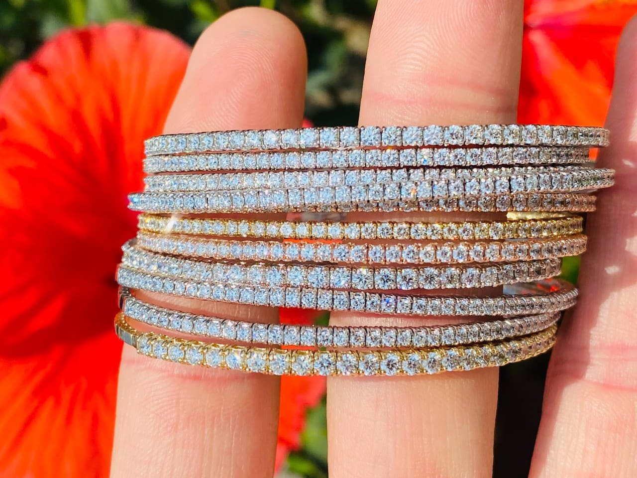 The Look of the Season: Diamond Stretch Bracelets at Azzi Jewelers